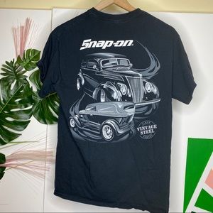 Snap-On Vintage Black Tee Size M